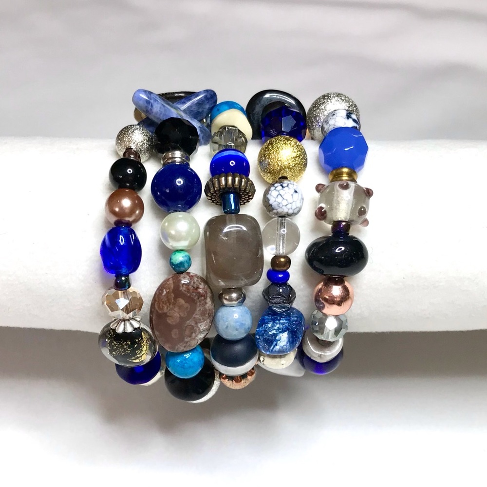 Handmade Bracelet with Vintage and Modern Elements (NB59-8H) New Without Tags - Picture 3 of 7